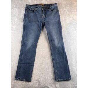 Seven7 Premium Jeans Mens Size 34x32 (Fits 34x30) Blue Straight Fit Rock City